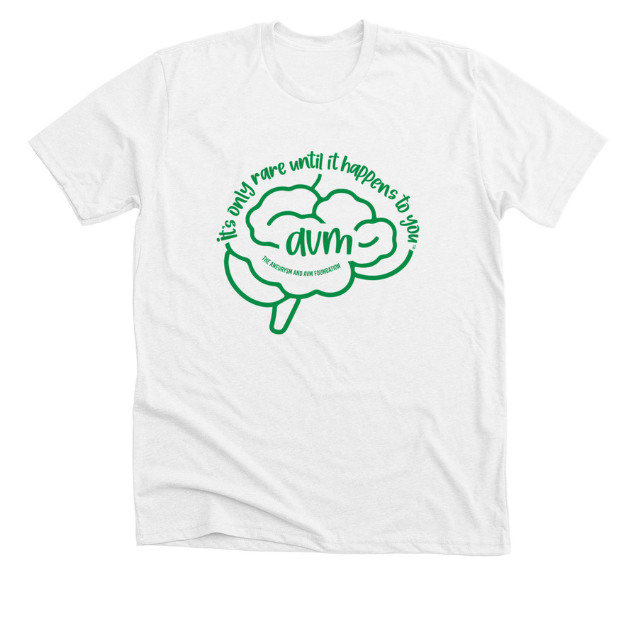 AVM It's Only Rare Until it Happens to You 1, a Solid White Blend Premium Unisex Tee