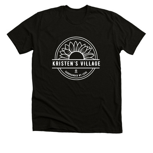 Kristen's Village - Shirts, a Solid Black Blend Premium Unisex Tee