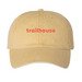 Trailhouse Baseball Cap, a Mustard Printed Pigment Dye Baseball Cap