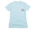 Jackpot Judo Logo Small, a Ice Blue Women's Slim Fit Tee