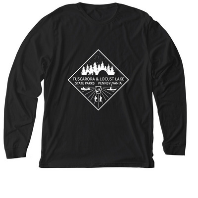 Friends of Tuscarora and Locust Lake, a Solid Black Blend Premium Long Sleeve Tee