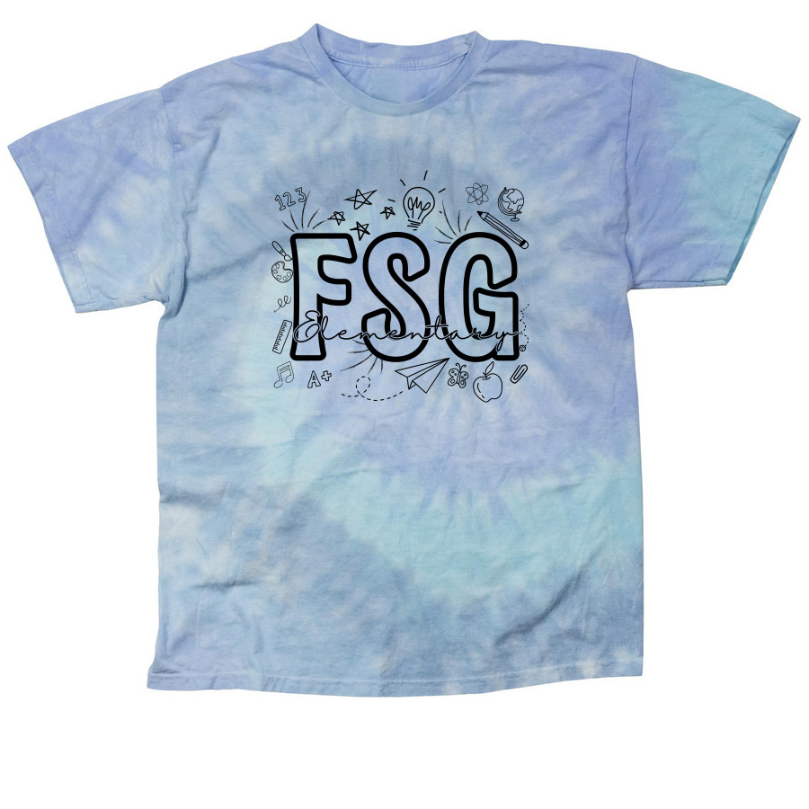 PTO | FSG Tie Dye + Black Logo Apparel&nbsp;, a Lagoon Classic Tie Dye Tee