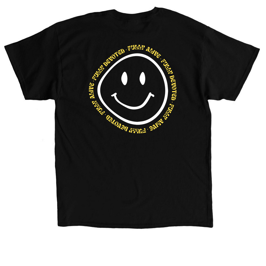 Fullness of Joy, a Black Classic Unisex Tee (back-view)