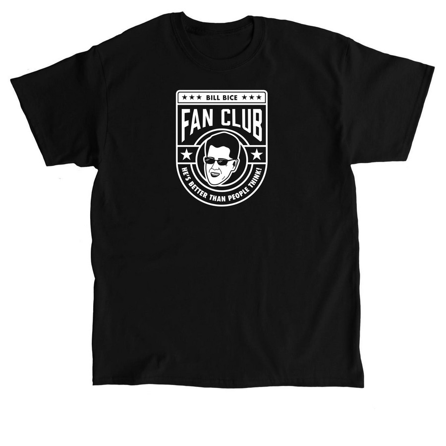 Bill Bice Fan Club, a Black Classic Unisex Tee