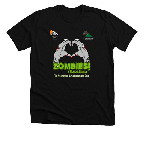 Zombies! A Musical Comedy, a Solid Black Blend Premium Unisex Tee