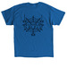 Spooky Spiders, a Royal Classic Unisex Tee (back-view)