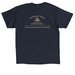 Geeta Iyengar Practice Tee, a Navy Classic Unisex Tee (back-view)