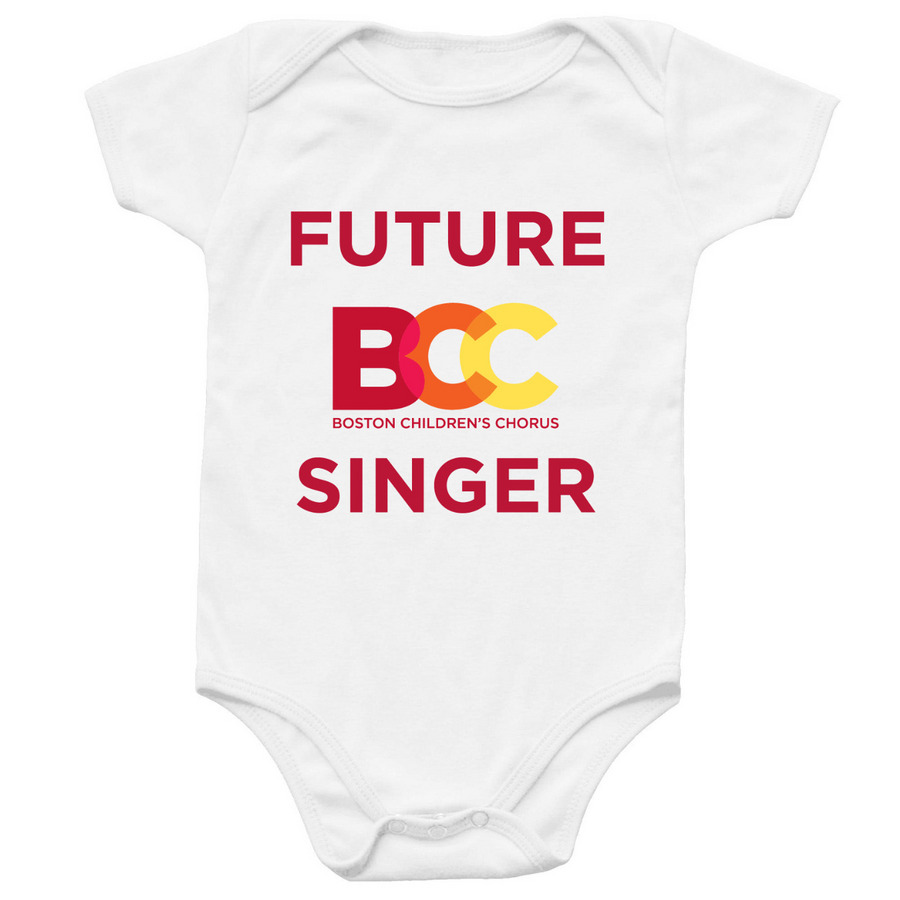"Future BCC Singer" Baby Onesie, a White Infant Onesie