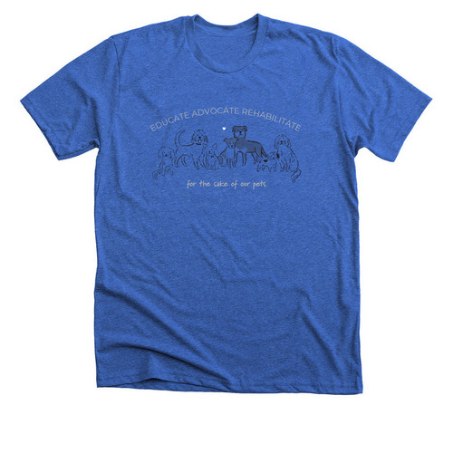 Kitsap Animal Rescue, a Heather True Royal Premium Unisex Tee