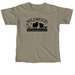 Black Wildwood Logo, a Sandstone Comfort Colors Unisex Tee