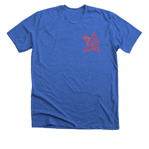 Patriot's Day (9/11), a Heather True Royal Premium Unisex Tee