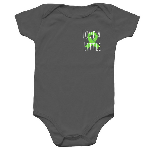 Dwarfism Awareness, a Charcoal Infant Onesie