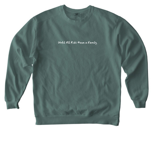 Comfort Colors Crewneck&nbsp;, a Blue Spruce Comfort Colors Crewneck Sweatshirt