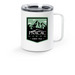 PNACAC Travel Mug - Patch Design, a White Stainless Steel Travel Mug