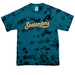 Sealanders T-Shirts, a Black/ Teal Youth Crystal Tie Dye Tee