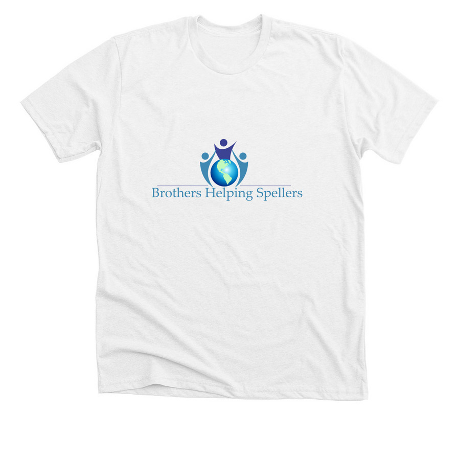 Represent Brothers Helping Spellers!, a Solid White Blend Premium Unisex Tee