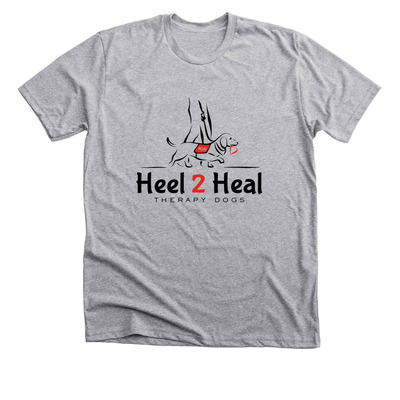 Heel 2 Heal Shirts, a Athletic Heather Premium Unisex Tee