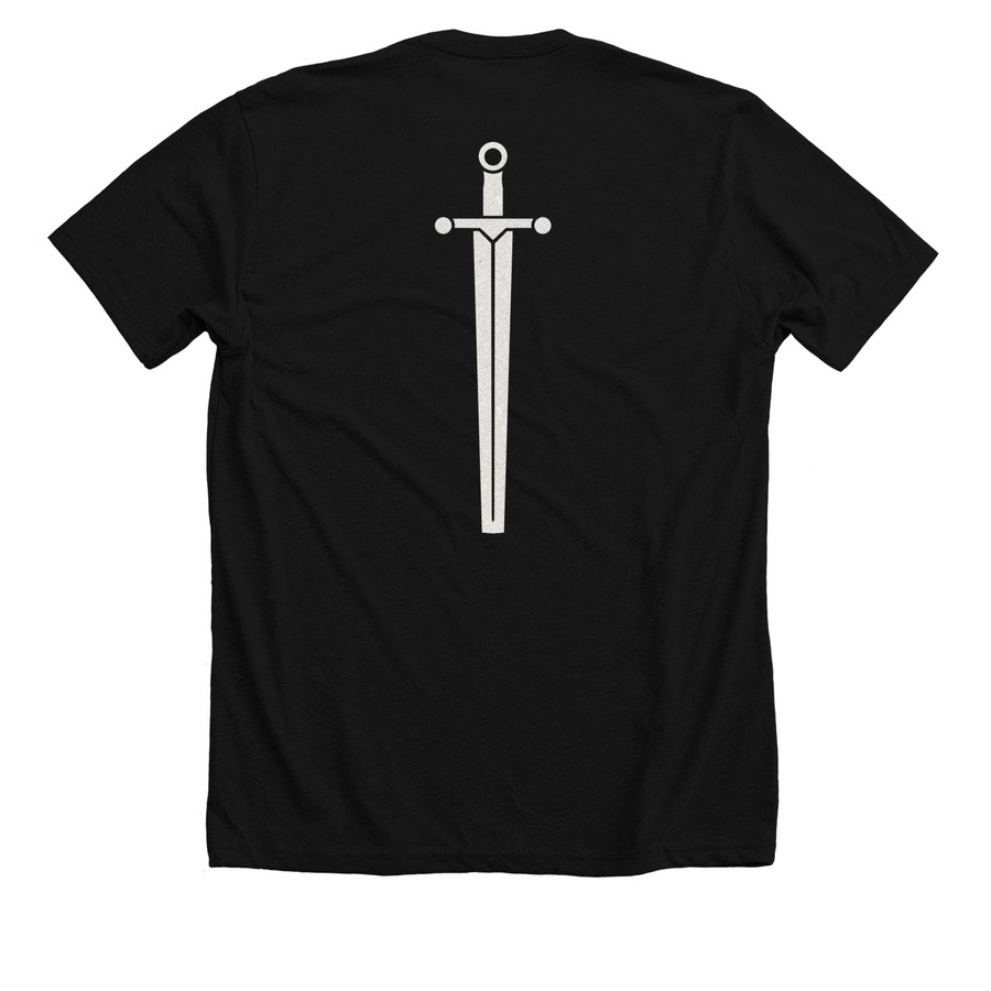 Soul Stealer, a Solid Black Blend Premium Unisex Tee (back-view)