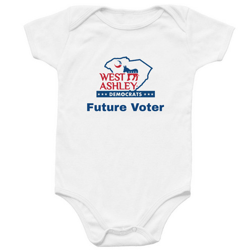 Baby, a White Infant Onesie