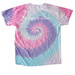 ADAD Corner Logo Tees, a Unicorn Classic Tie Dye Tee (back-view)