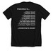 Palestine is a union issue!, a Solid Black Blend Premium Unisex Tee (back-view)