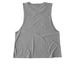 The Game Changers Muscle Tank, a Aluminum Grey Allmade Eco Triblend Women?s Muscle Tank (back-view)