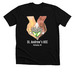 Front Logo T-Shirts Darks, a Solid Black Blend Premium Unisex Tee