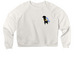 STEP@LSU 25-26 Merch, a Vintage White Women's Premium Cropped Raglan Sweatshirt