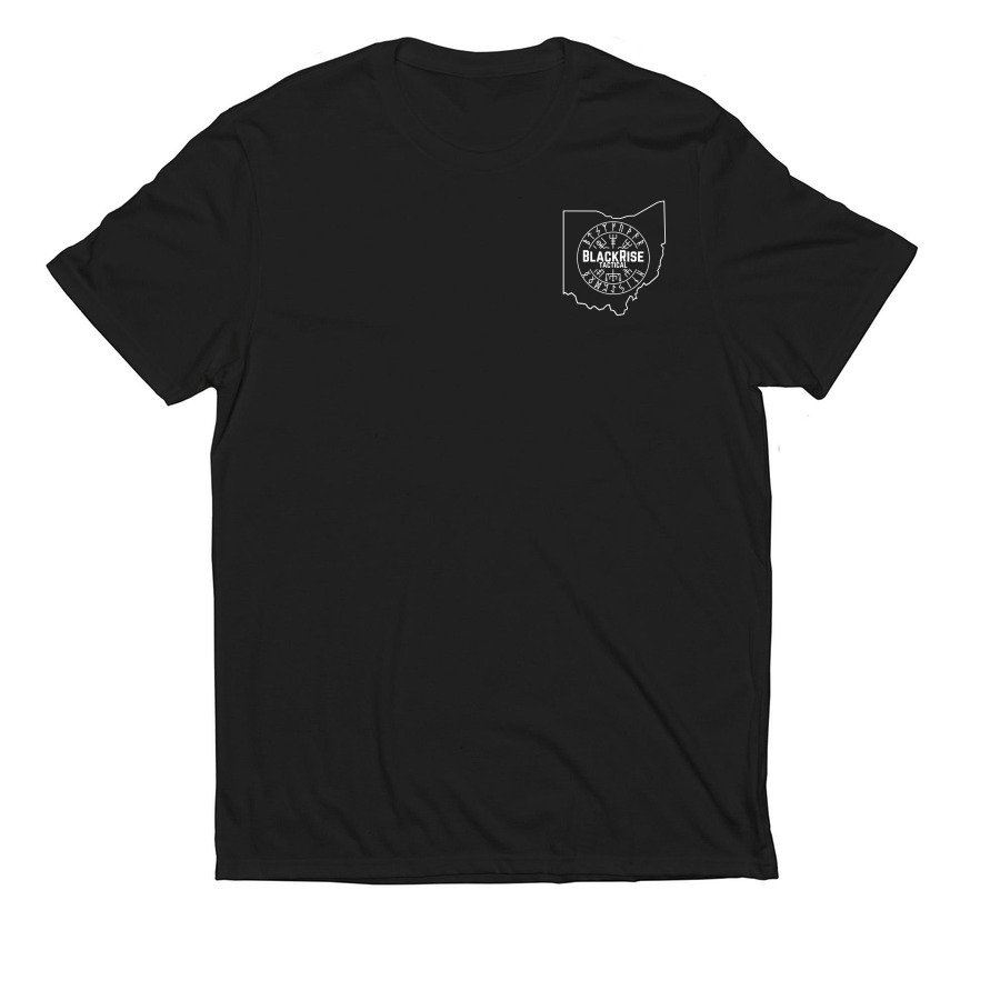 FYRSTA, a Deep Black Allmade Eco Triblend Unisex Tee