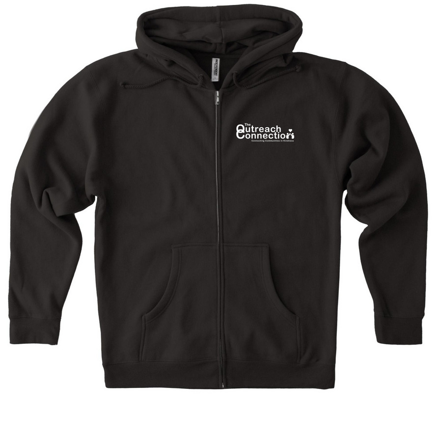 Be The Good Zip up hoodie, a Black Heavyweight Zip Up Hoodie