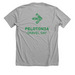 Gravel Day, a Athletic Heather Premium Unisex Tee (back-view)