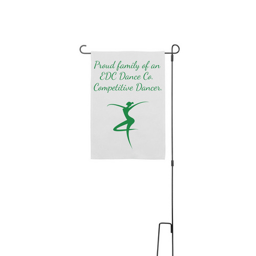 Yard Sign, a White 12" x 18" Yard Flag with Stake