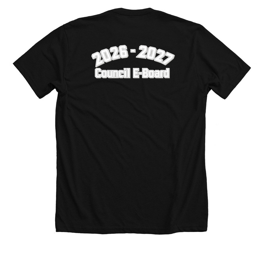 26-27 NPHC-CSCC Cookout Shirt-UPDATED, a Solid Black Blend Premium Unisex Tee (back-view)