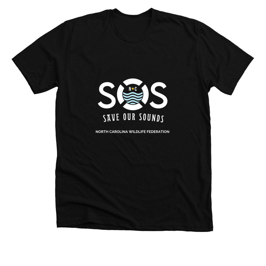 Save Our Sounds, a Solid Black Blend Premium Unisex Tee