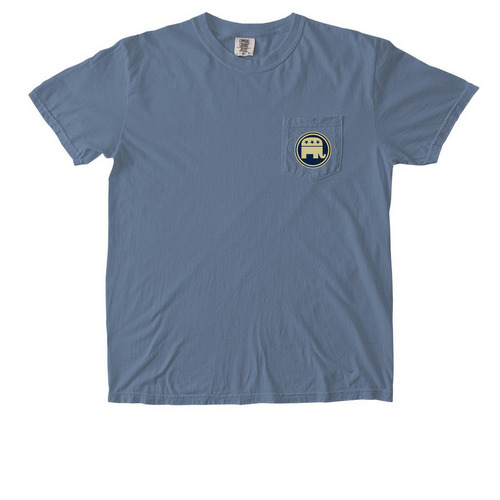 For the Eagles, a Blue Jean Comfort Colors Pocket Tee