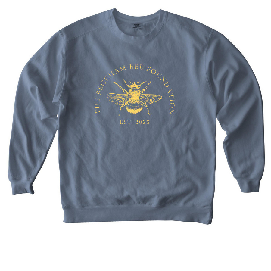Adult and Youth Blue/Gray, a Blue Jean Comfort Colors Crewneck Sweatshirt