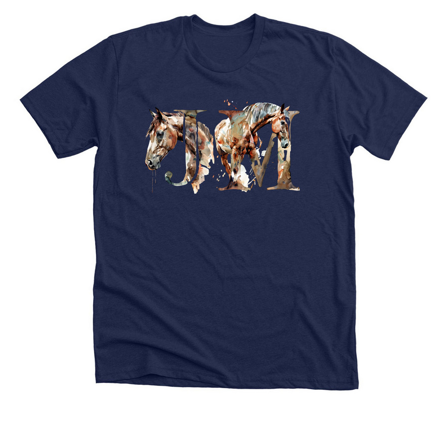 JM COWYOTE RUN, a Solid Navy Blend Premium Unisex Tee