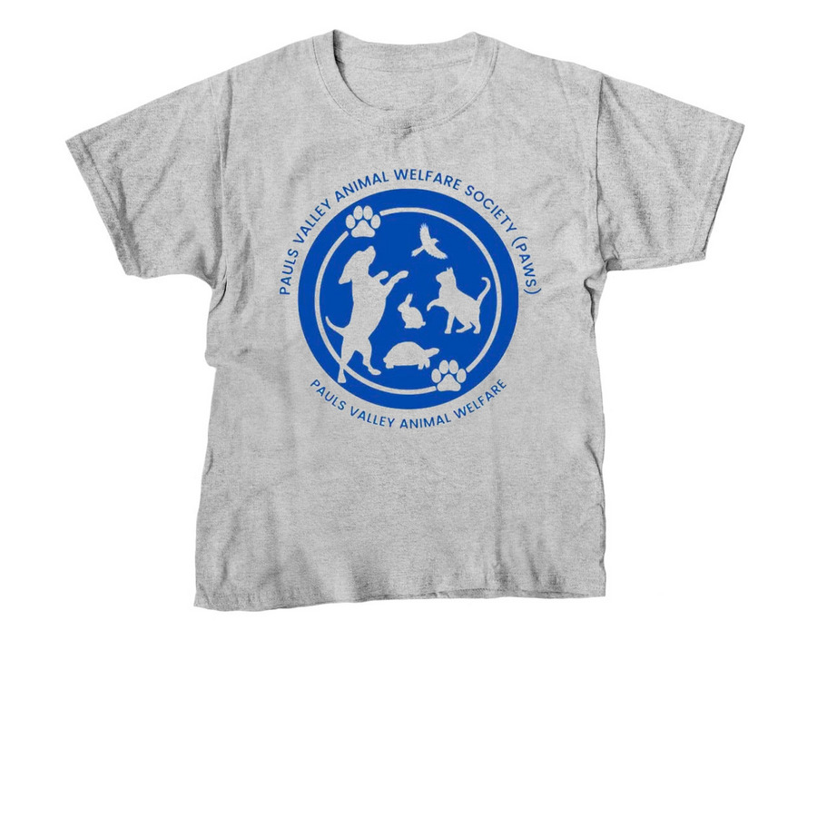 Pauls Valley Animal Welfare Society, a Sport Grey Youth Unisex Tee