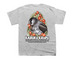 FONWR & Kahuku Ka'upu, a Sport Grey Youth Unisex Tee (back-view)