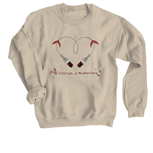 Toga, a Sand Crewneck Sweatshirt