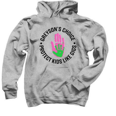 Mom + Gigs Handprints Hoodie
