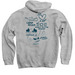 CKNU Collage&nbsp;, a Sport Grey Pullover Hoodie (back-view)