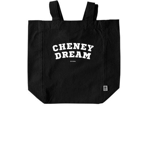 CHENEY DREAM TOTE, a Black Recycled Cotton Tote Bag