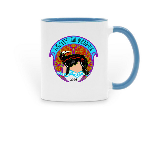 TTBC 2026 collectable - Dia de los Muertos, a Light Blue Two-Tone Ceramic Mug