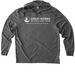 Logo w/ Towns, a Aluminum Grey Allmade Eco Triblend Hoodie Tee