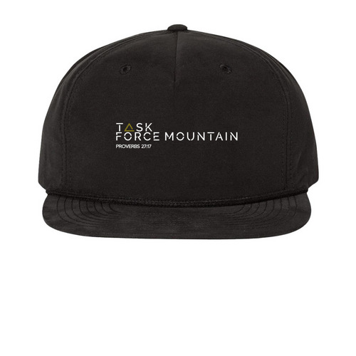 TFM Snapback, a Black Printed Umpqua Snapback Cap