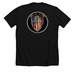 The Legacy, a Solid Black Blend Premium Unisex Tee (back-view)