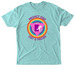 "Out & Proud" by Project Q&A, a Tahiti Blue Triblend Unisex Tee