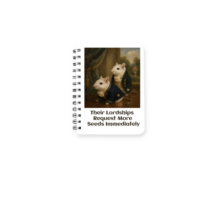 Tiniest Lords of the Ton, a White Spiral Notebook