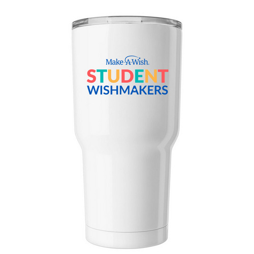 Student WishMakers Tumbler, a White Insulated Tumbler